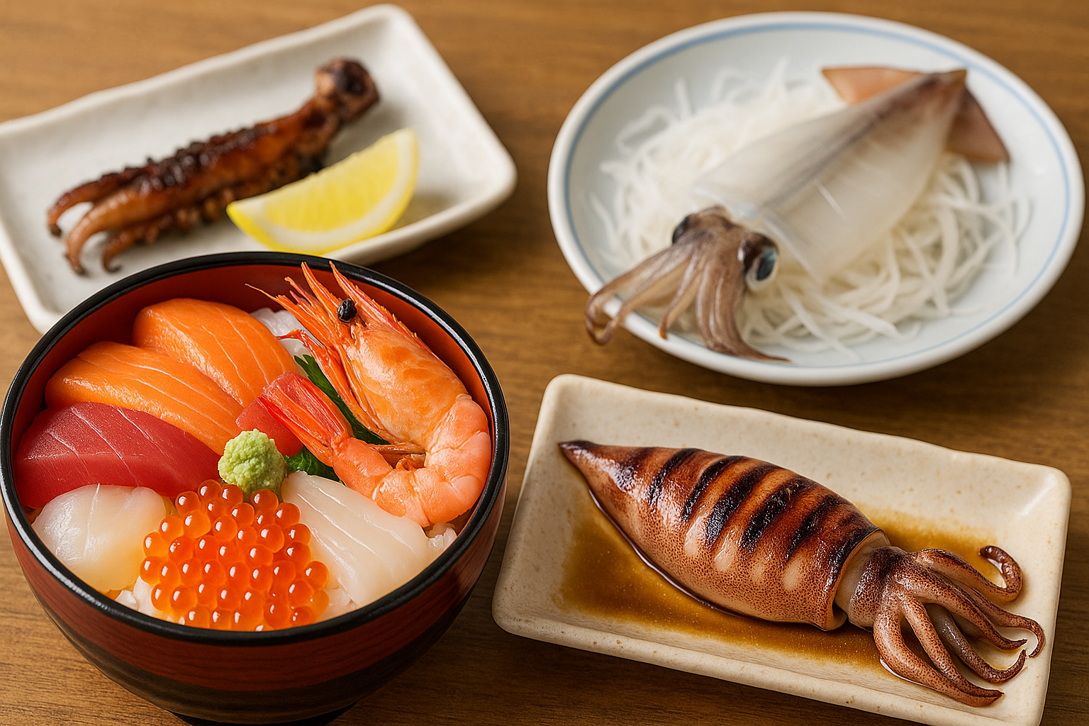 函館の朝市グルメ8選【海鮮丼・焼き物・イカ料理】